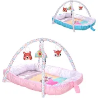 Lorelli Spielbogen Krabbeldecke Nest 2 in 1 Babynest hängende