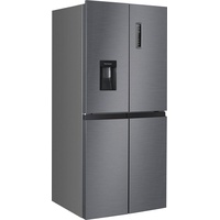 Hanseatic Multi Door HCDC18080CWDI, NoFrost, Wasserspender, Display silberfarben