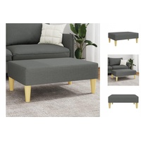 VidaXL Fußhocker Dunkelgrau 77x55x31 cm Stoff