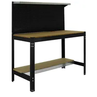 Proregal Werkbank Anthrazit, Metall, 90x84x61 cm, Freizeit, Heimwerken, Werkstatt,