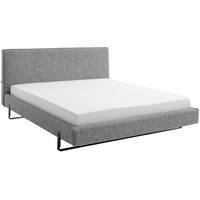 Meise Möbel meise.möbel Polsterbett LA Gomera mit schwarzen -
