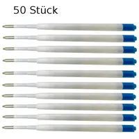 Livepac-Office 50 Kugelschreiberminen / Großraumminen / Schreibfarbe: blau