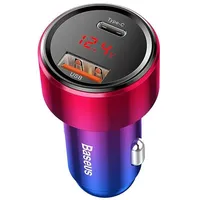 Baseus Magic Car Charger USB QC 45W (Red+Blue)