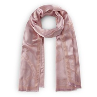 Codello Schal mit goldfarbenem Logo-Jacquard pink Damen