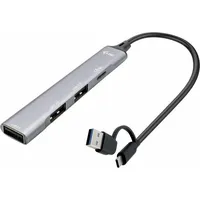 ITEC i-tec USB-A/USB-C Metal HUB 1x USB 3.0 +