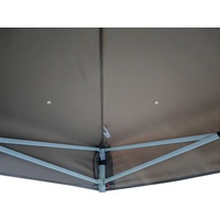 Trendline Faltpavillon taupe, 295 x 295 cm
