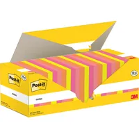 Post-it Haftnotizblock 24x100BL sortiert 654-COL-VP24 76x76mm