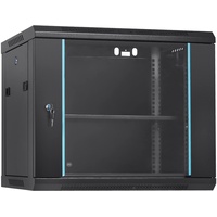 Vevor 9U Wandmontage-Netzwerkserver-Rack-Schrankgehäuse 15,5'' tiefes Türschloss