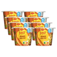 MAGGI Maggi® 5 Minuten Terrine Hühner Nudeltopf Fertiggericht 8x