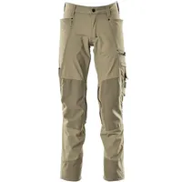 Mascot Hose mit Knietaschen, Stretchstoff Hose Größe 82C47, hellkhaki