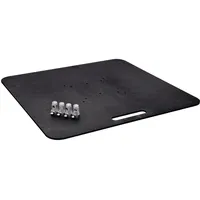 Alutruss Bodenplatte BP-40MS 80x80 schwarz - Bodenplatte für den