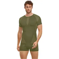 Falke Herren Tight Fit-shirt Warm herb 7754, XXL