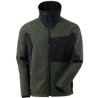 Mascot Jacke, Strick, mit Membran Strickjacke Größe 2XL, mossgrün/schwarz