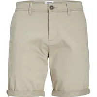 JACK & JONES Bowie Solid Chino Shorts Crockery 2XL