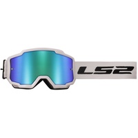 LS2 Charger - White / High Vision Green -