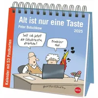 Heye Peter Butschkow: Alt ist nur eine Taste Premium-Postkartenkalender