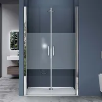 SoGood doporro Duschtür Nischentür dusche Duschabtrennung Duschkabine 100cm Nischendrehtür