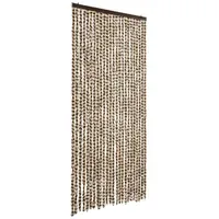 VidaXL Fliegenvorhang 100 x 200 cm Beige und Braun