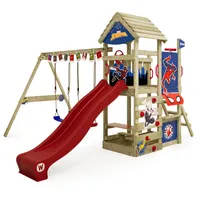 Wickey Spielturm Marvel Spider-Man Adventure mit Rutsche, Rot