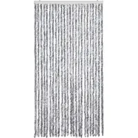 VidaXL Fliegenvorhang 100 x 200 cm Weiß Grau