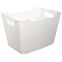 KEEEPER Aufbewahrungsbox, Strukturierte Oberfläche, 20 l, Lotta, Natur transparent