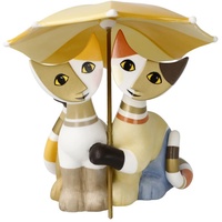 GOEBEL Katzenfigur Amici Sotto lṀombrello Rosina Wachtmeister Katzenwelt
