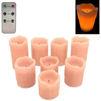 Online fuchs LED Kerzen 8 St. rosa