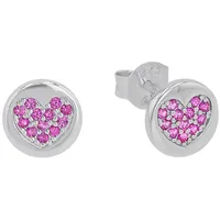 Prinzessin Lillifee Ohrstecker 2037919«, mit Zirkonia (synth.), rosa