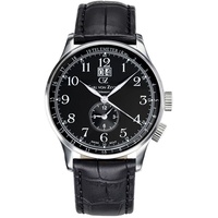 Carl von Zeyten Etterlin Herrenuhr schwarz/silber CVZ0006BK - Silber