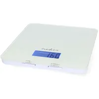 Nedis SmartLife Küchenwaage Bluetooth Glas Kunststoff Weiss