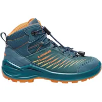 Lowa Zirrox II GTX Mid Kinder Petrol/Mango 32