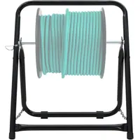 VidaXL Schlauchwagen 48 cm 45 kg schwarz