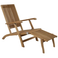 Brafab Julita Liegestuhl Teak natur klappbar - Natur