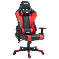 Muwo "DEV1L" E-Sports Gamingstuhl, höhenverstellbar, 90°-170° Rückenlehne, abnehmbare Kissen,