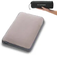 Qeedo Campingkissen, Comfortpillow Travel, Reisekissen mit Memory-Foam-Füllung beige No