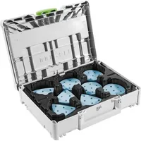 Festool Schleifmittel-Systainer3 SYS-STF D90/V93 GR-Set Granat