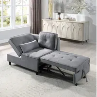 Atlantic Home Collection Schlafsofa »Freddy« wandelbar zum Loungesessel, Relaxliege