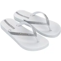 IPANEMA ANAT Lolita FEM Flipflop, White/Silver, 37 EU Schmal