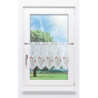 PLAUENER SPITZE Scheibengardine Maiglöckchen (Bx H) 81.50cm - 40cm"