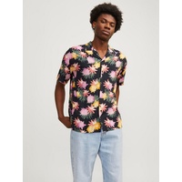 JACK & JONES Luke Tampa Aop Kurzarmhemd Dark Navy