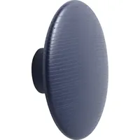 Muuto Wandhaken Dots Wood midnight blue ⌀ 9 cm