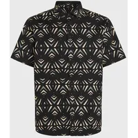 O'Neill Mix - Match Beach Kurzarmhemd black fade ikat