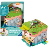 Ravensburger 4859 - Play+ Motorik-Musik-Spiel-Würfel: Wilde Tiere