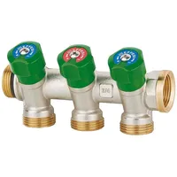 EFFEBI Trinkwasserverteiler mit DVGW-Zulassung - 3-fach Verteiler