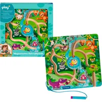 Ravensburger 4873 - play+ Magnetisches Holz-Labyrinth: Dschungel