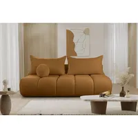 Fun Möbel Schlafsofa Designersofa Sofa 3-sitzer Anzia In Stoff