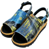 DOGO Damen Gigi Sandale mit Absatz, Mehrfarbig, 38 EU