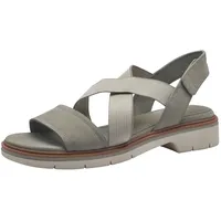TAMARIS Damen Sandalen Leder Sommer; SAGE/grün; 38 EU
