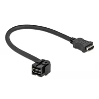 DeLock HDMI-Kabel - HDMI weiblich abgewinkelt, Keystone zu HDMI
