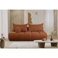 Fun Möbel Schlafsofa Designersofa Sofa 3-Sitzer ANZIA in Stoff